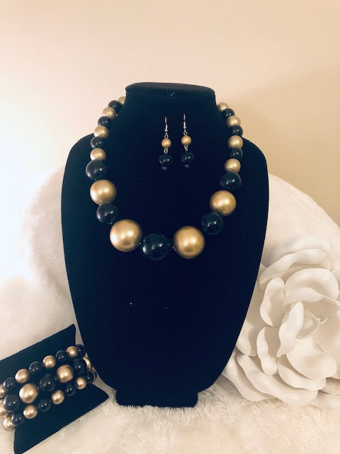 Black and Gold Pearls